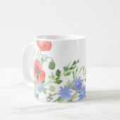 Wildblumen-Mix & Match Kaffeetasse (Vorderseite Links)