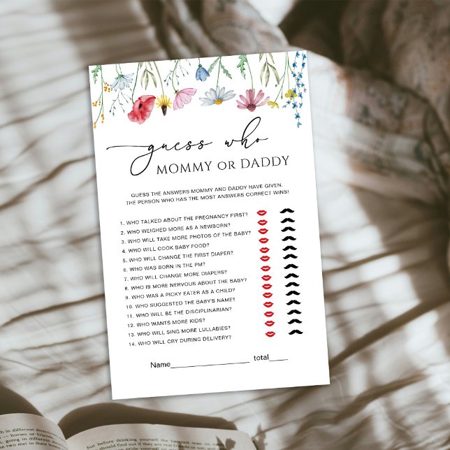 Wildblumen Mommy oder Daddy Baby Game (Von Creator hochgeladen)