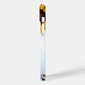 Wildblumen Monogram iPhone Case (Rückseite / Links)