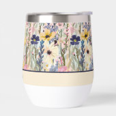 Wildblumen-Monogramm Botanisch (Links)