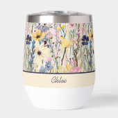 Wildblumen-Monogramm Botanisch (Vorderseite)