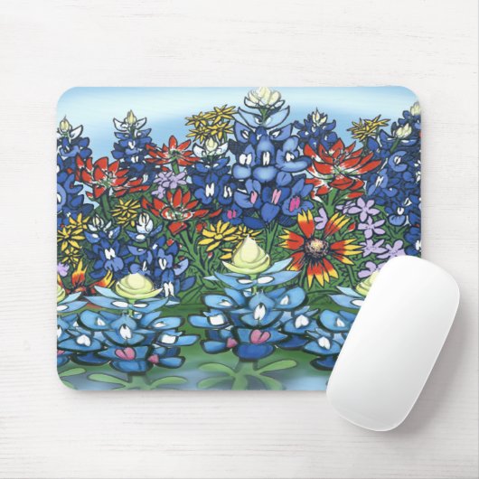 Wildblumen Mousepad (Mit Mouse)