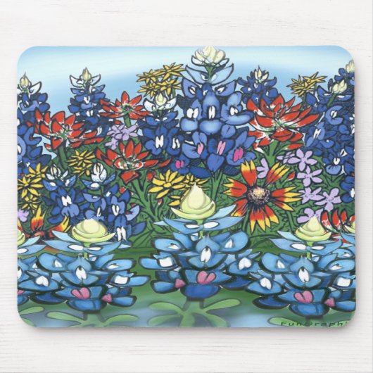 Wildblumen Mousepad (Vorne)