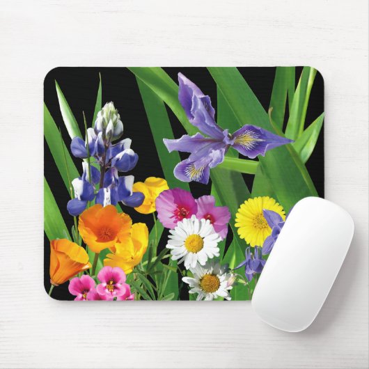 Wildblumen Mousepad (Mit Mouse)