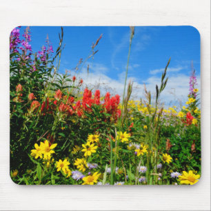 Wildblumen Mousepad