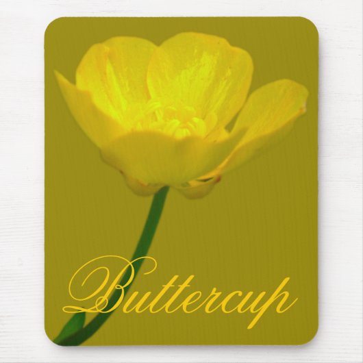 Wildblumen Mousepad Buttercup Computergeschenke (Vorne)