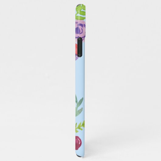 Wildblumen Muster Leggings Wrapping P iPhone Hülle (Rechte Seite)