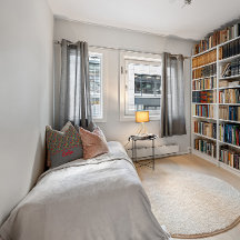 Wildblumen Muster Mohn graue Kopfkissen