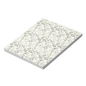 Wildblumen-Muster-Notizbuch Notizblock (Rotiert)