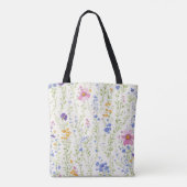 Wildblumen-Muster Tasche (Rückseite)