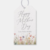 Wildblumen Muttertag Geschenkanhänger (Vorderseite)