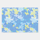 Wildblumen Nahtloses Muster. Geschenkpapier Set (Vorderseite 3)