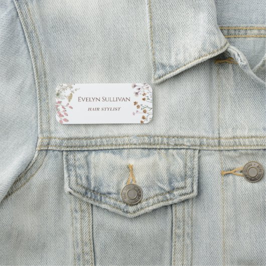 Wildblumen Namensschild (Beispiel)