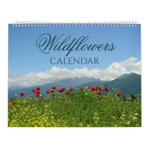 Wildblumen Natur farbenfroher Wandkalender