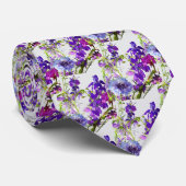 Wildblumen Neck Tie Krawatte (Gerollt)