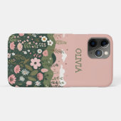 Wildblumen niedlicher Cartoon Personalisiert Case-Mate iPhone Hülle (Rückseite (Horizontal))
