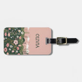 Wildblumen niedlicher Cartoon Personalisiert Gepäckanhänger (Vorderseite horizontal)