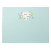 Wildblumen Notizblock (Vorderseite)