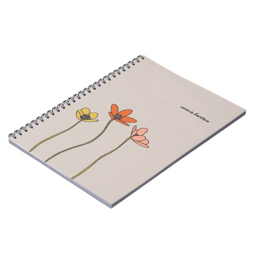 Wildblumen Notizblock (Linke Seite)