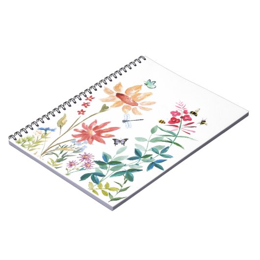 Wildblumen Notizblock (Linke Seite)