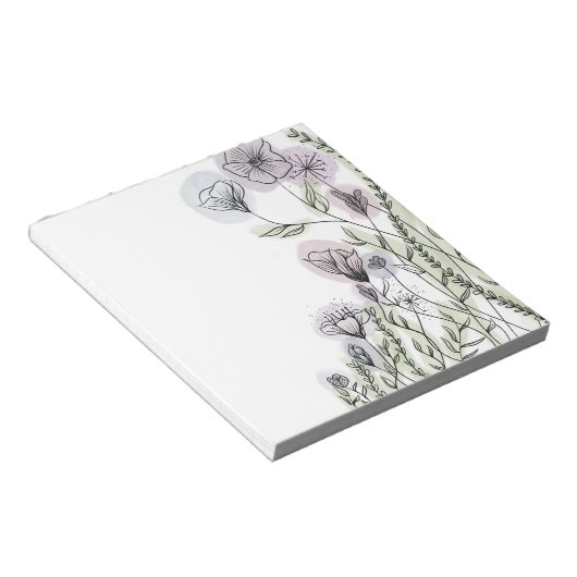 Wildblumen Notizblock (angewinkelt)