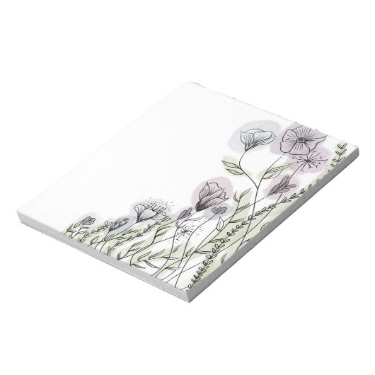 Wildblumen Notizblock (Rotiert)