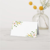 Wildblumen ohne Hochzeitsszenarien Platzkarten (Vorderseite)