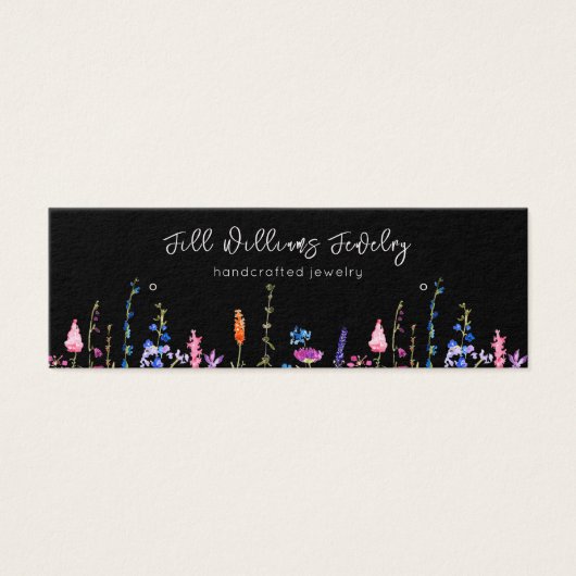 Wildblumen ・ Ohrläppchen-Anzeigetafel (Vorderseite)