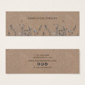 Wildblumen ・ Ohrläppchen stecken Mini-Grafikkarte (Vorne & Hinten)