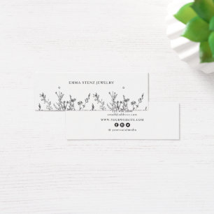 Wildblumen ・ Ohrläppchen stecken Mini-Grafikkarte