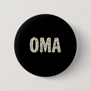 Wildblumen Oma floral Muttertag Oma Langarm Button
