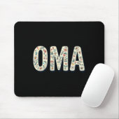 Wildblumen Oma floraler Muttertag Oma Langarm Mousepad (Mit Mouse)