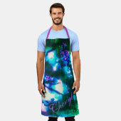 Wildblumen Orientale Kunst Schürze (Getragen)