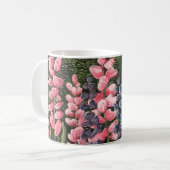Wildblumen Original Artwork-Tasse Kaffeetasse (Vorderseite Links)