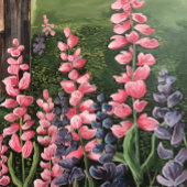 Wildblumen Original Artwork-Tasse Tasse