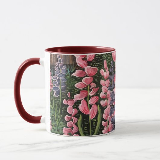 Wildblumen Original Artwork-Tasse Tasse (Links)