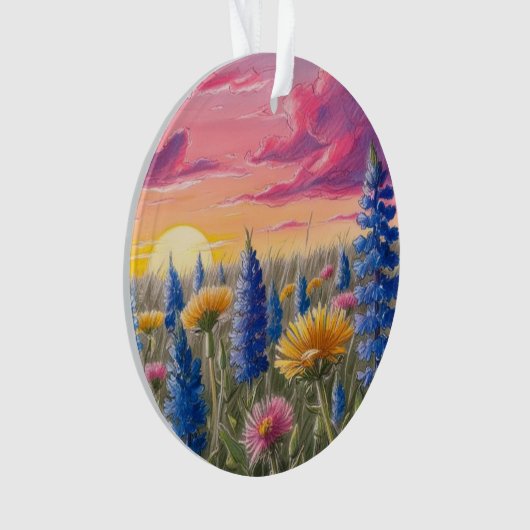 Wildblumen Ornament (Vorderseite)