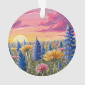 Wildblumen Ornament (Rückseite)