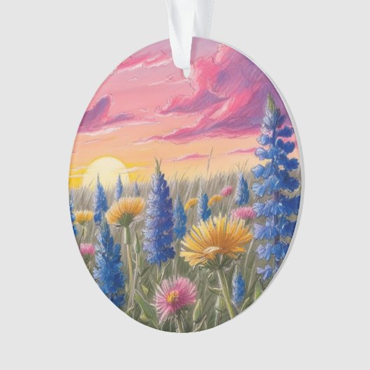 Wildblumen Ornament (Vorderseite)