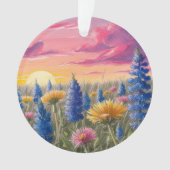 Wildblumen Ornament (Vorderseite)