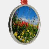 Wildblumen Ornament Aus Metall (Rechts)