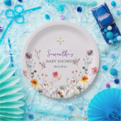 Wildblumen Orthodoxe Christliche Babydusche Pappteller (Party)