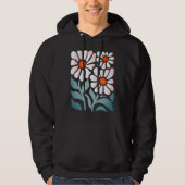 Wildblumen Oversified Floral Boho Geschenke Blume Hoodie (Vorderseite)