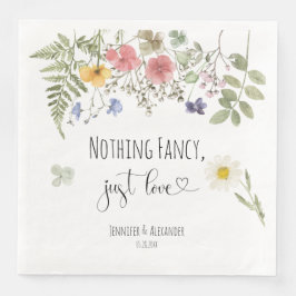 Wildblumen Papier Abendessen Napkins Serviette