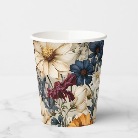 Wildblumen Pappbecher (Links)