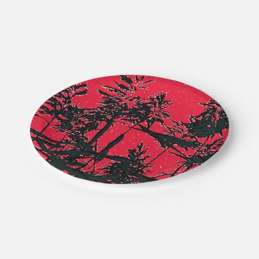 WILDBLUMEN PAPPTELLER (Schrägansicht)