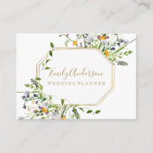 Wildblumen Pastel Elegante  Visitenkarte (Vorderseite)