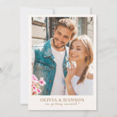 Wildblumen Pastell Florale Gartenparty Hochzeit Save The Date (Rückseite)