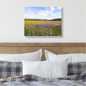 Wildblumen Penstemon Leinwanddruck (Insitu (Schlafzimmer))