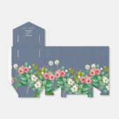 Wildblumen Periwinkle Dusty Blue Wedding Geschenkschachtel (Ungefaltet)